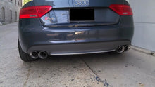 Load image into Gallery viewer, 2x AUDI S5 STAINLESS STEEL DUAL EXHAUST TIPS 4.0 2.5 PAIR 2.5" 4.0" TWIN TIP SS