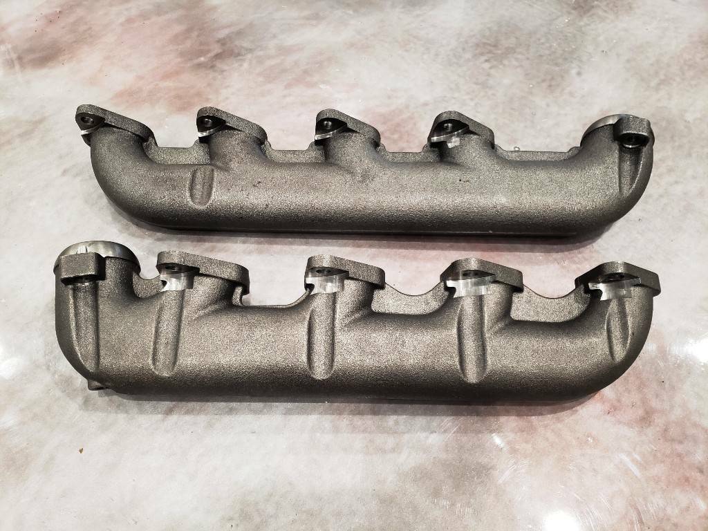Doctor Diesel Stainless Steel Exhaust Manifold Headers For 2003-2007 Ford 6.0 Powerstroke F250 F350