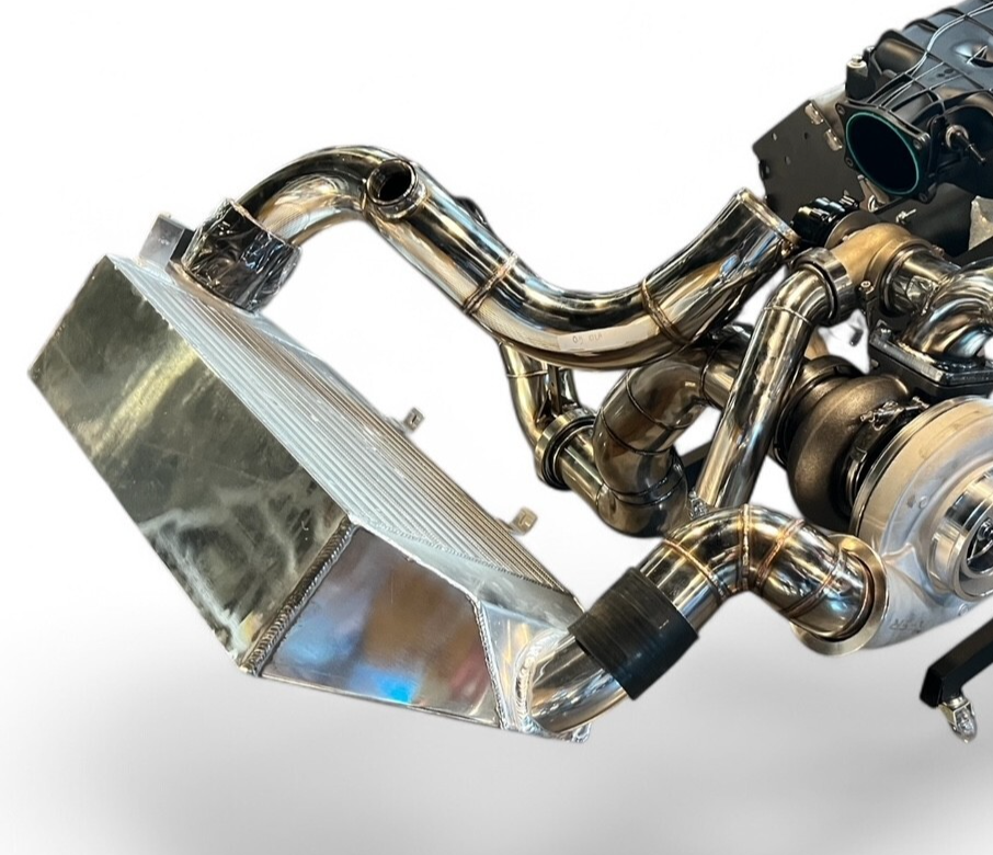 INTECOOLER FOR 14-19 CORVETTE C7 TURBO KIT 1100HP SINGLE LT1 6.2L SUPERCHARGER