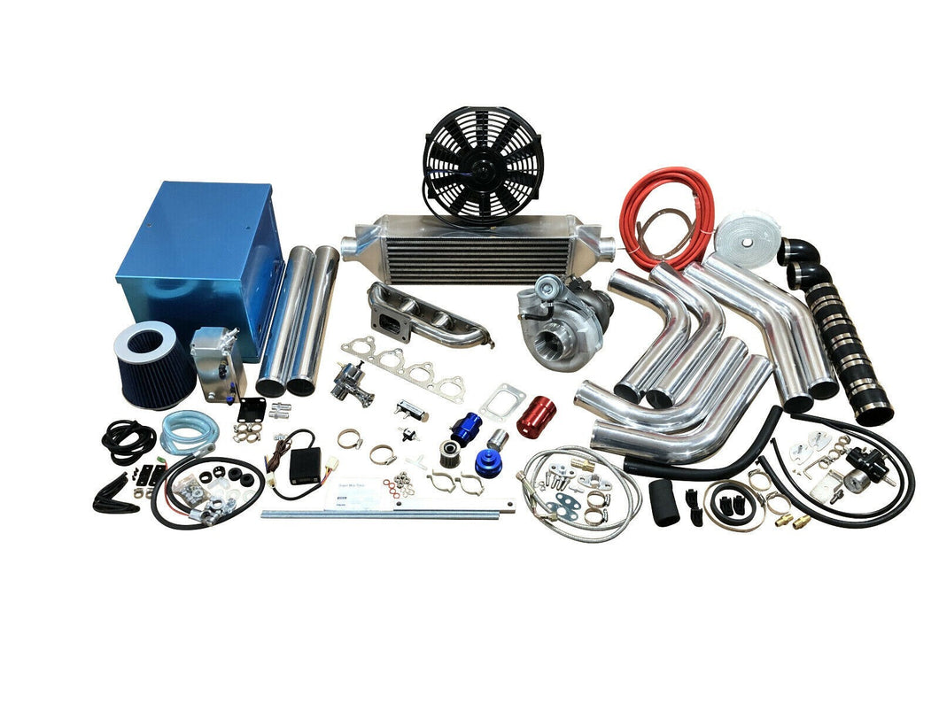 FOR Honda Prelude 92-96 97-01 H22 VTEC T3 2.2L Turbo Kit H22 ACCORD/INTEGRA 16pc