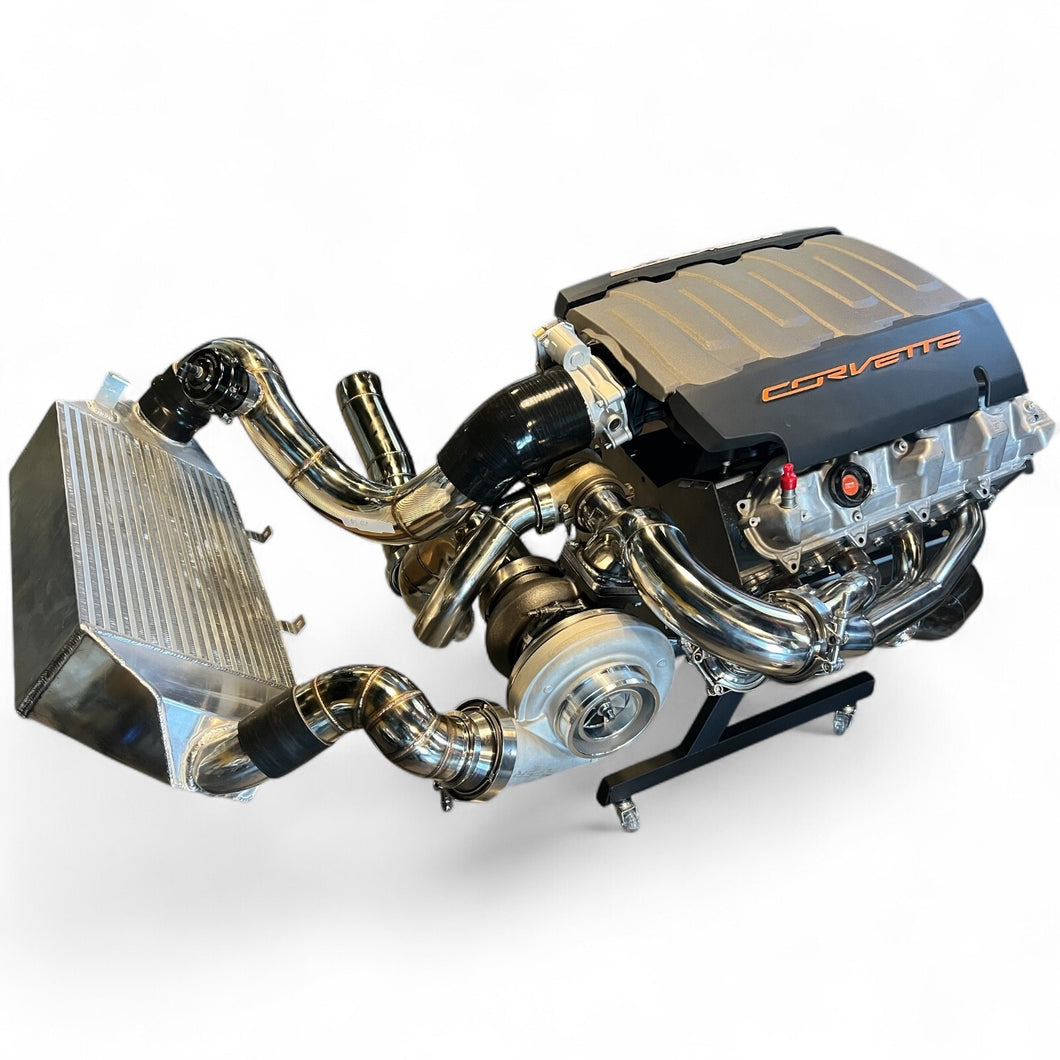 FOR 14-19 CORVETTE C7 TURBO KIT S40 S475 1100HP TUBOCHARGER SINGLE LT1 LT4 6.2L