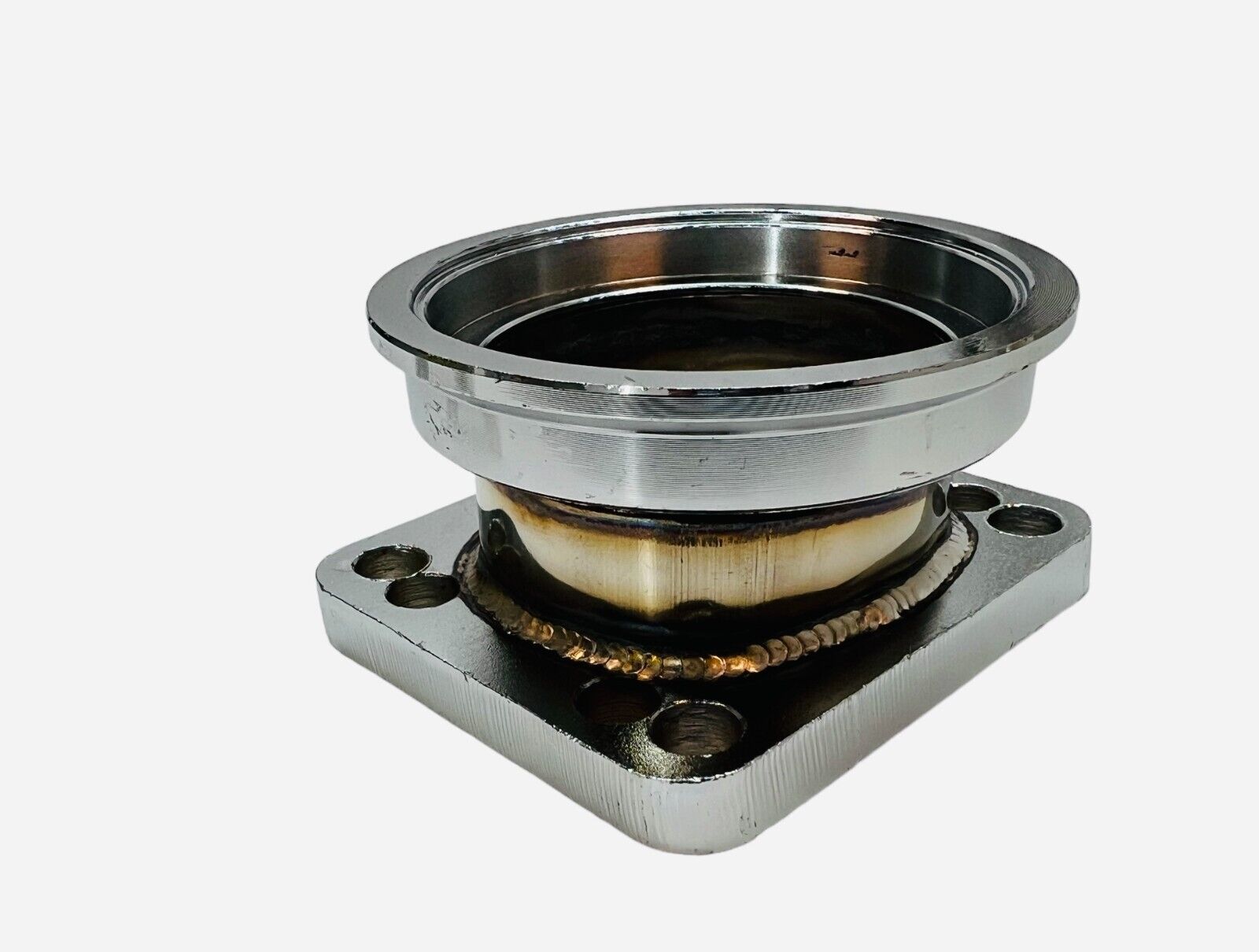 3" V-Band Adapter Flange For T3 Turbo - Stainless Steel V Band Clamp Adaptor