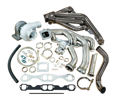 For Camaro Firebird LT1 V8 SBC T4 TURBO KIT STAINLESS STEEL PACKAGE 93-97 SS Z28
