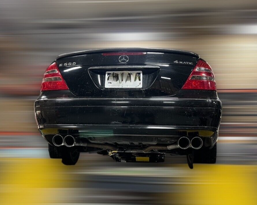 Pair Exhaust Muffler Pipe Tips For Mercedes Benz W211 E Class 2002-2008 e500 3.5