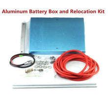 Load image into Gallery viewer, Complete Aluminum Battery Box Relocation Kit Universal Polished Billet Race PC