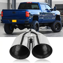 Load image into Gallery viewer, Chevy Silverado 5-Inch to Dual 6-Inch Stainless Exhaust Tip