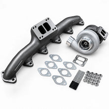 Load image into Gallery viewer, GT45 + T4/T6 CAST Stainless 2nd Gen Manifold 98-19 6.7L 5.9L FOR Dodge RAM Cummins