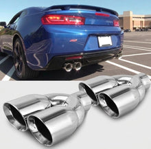 Load image into Gallery viewer, 2010–2023 Chevy Camaro SS/ZL1 Quad Exhaust Tips