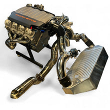 Load image into Gallery viewer, FOR 14-19 CORVETTE C7 TURBO KIT + INTERCOOLER S475 1100HP SINGLE LT1 LT4 6.2L