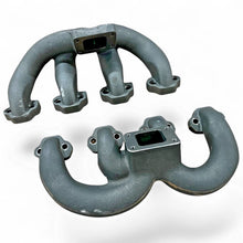 Load image into Gallery viewer, T25 CAST HOT PARTS Twin Turbo TT FOR FORD MUSTANG 260 289 302 351 5.0L MANIFOLDS