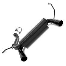 Load image into Gallery viewer, For 2007- 2018 Jeep Wrangler JK Matte Black Dual AxleBack Exhaust System 2DR 4DR
