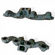 Load image into Gallery viewer, T25 CAST HOT PARTS Twin Turbo TT FOR FORD MUSTANG 260 289 302 351 5.0L MANIFOLDS