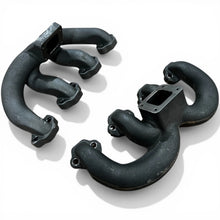 Load image into Gallery viewer, T25 CAST HOT PARTS Twin Turbo TT FOR FORD MUSTANG 260 289 302 351 5.0L MANIFOLDS