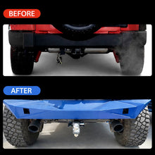 Load image into Gallery viewer, For 2007- 2018 Jeep Wrangler JK Matte Black Dual AxleBack Exhaust System 2DR 4DR