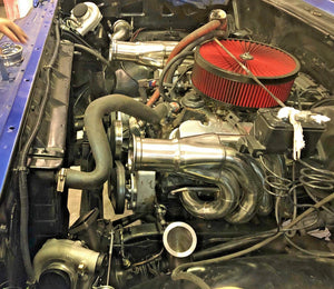 GT45 Big Block FOR Chevy Twin Turbo kit BBC 366 396 402 427 454 Package Headers