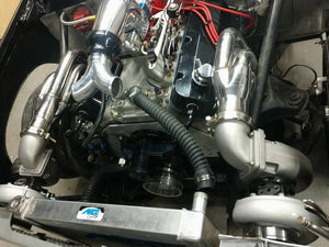 GT45 Big Block FOR Chevy Twin Turbo kit BBC 366 396 402 427 454 Package Headers