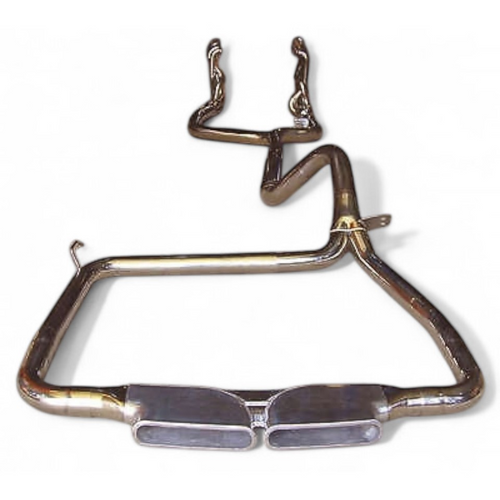Stainless Exhaust + Long Tube Headers + Ypipe POLISHED CME Tips FOR 98-02 CAMARO TRANS AM FIREBIRD V8 5.7L LS1 LS6
