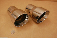 Load image into Gallery viewer, FOR AUDI B5 B6 A4 QUATTRO Avant 1.8T 2.0T STAINLESS STEEL EXHAUST TIPS 2.5 3.5