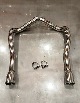 2003-2008 FOR JAGUAR S-TYPE AFTERMARKET EXHAUST REAR PIPES + TIPS!