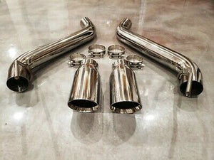 2016+ 3" Chevy Camaro Axle Back Stainless Pipes SS 4" Tips LSX