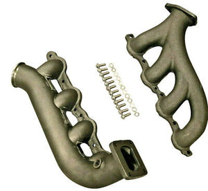 FOR CHEVY GM LS Turbo Exhaust Hotparts T4 Kit Vortec 4.8 5.3 6.0 LSX Manifolds