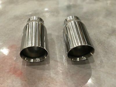 Stainless 3.0 inlet / 4.0 Outlet Exhuast Tips 4.0