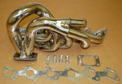 FOR BMW E30 Stainless Steel Turbo Header Manifold T3 RHD LHD T3T4 + Gaskets
