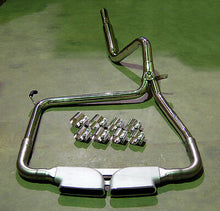 Load image into Gallery viewer, Catback Stainless Exhaust + Bandclamps + CME Center Mount Tip LS1 LT1 CAMARO SS