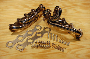04-08 Ford F150 Stainless Steel Exhaust Manifolds Headers 4.6 Shorty SOHC F-150