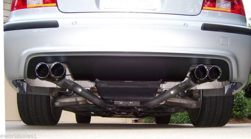 BMW Dual Stainless Steel Exhaust Tips 3 5-series 2.5