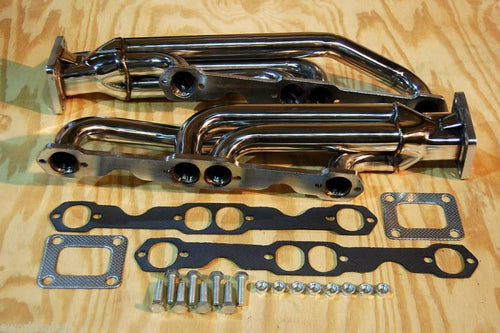 T4 Chevy Camaro Trans Am Firebird 350 305 TWIN TURBO HEADERS TT SBC GM MANIFOLDS