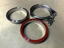 Load image into Gallery viewer, 4&quot; 4.0 Stainless Steel O-Ring Oring V Band Clamp Flange Kit V-band vband Intake