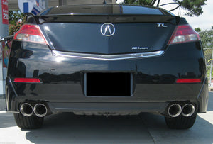 STAINLESS STEEL DUAL EXHAUST TIPS 4.0 2.5 ACURA  04-08 TLS . 09-11 TL . 12-14 TL