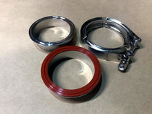 Load image into Gallery viewer, 2.75&quot; 2.75 Aluminum O-Ring Oring V Band Clamp Flange Kit V-band vband Intake IC