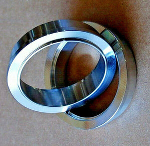 3" 3.0 STAINLESS STEEL FLANGES INTERLOCKING PAIR V Band Kit V-band vband 3IN SS