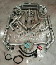 Load image into Gallery viewer, FOR Ford Mustang V6 3.8L TWIN TURBO T3T4 Turbocharger Kit Custom Built 550+ HP!