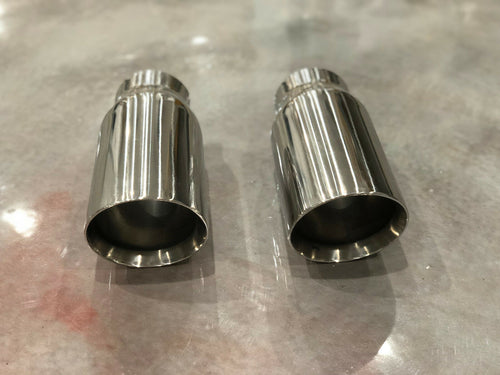 Stainless 3.0 inlet / 4.0 Outlet Exhuast Tips 4.0