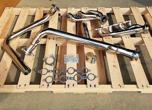 99-06 GM 1500 Stainless HEADERS MANIFOLDS Ypipe Y-pipe 2wd 4wd Sierra Silverado