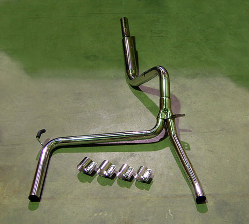 Catback Stainless Exhaust + Bandclamps LS1 LT1 SS Z28 CATBACK Camaro Trans Am 3