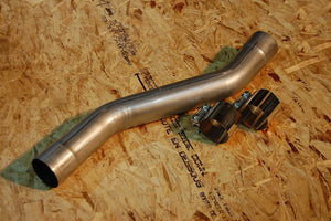 04.5-07 Dodge Ram 5.9 4" Muffler extension Pipe testpipe 2500 3500 with Band Clamps