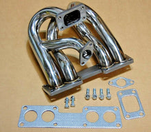 Load image into Gallery viewer, Equal Length Turbo Top Mount Stainless T3 Manifold S13 Single Cam SS KA24 KA24e