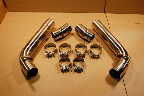 2010-2015 Chevy Camaro Axle Back Pipes v6 v8 Stainless Steel Loud Pipes