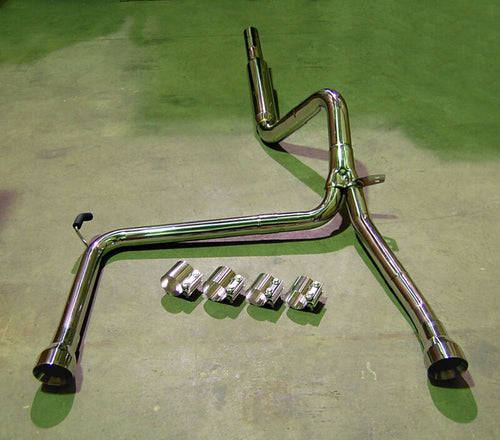 Camaro Firebird Catback Stainless Steel Exhaust + Bandclamps + SS Tips Ls1 Lt1