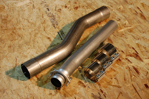 03-07 Ford Powerstroke F250 F350 extension 2x Pipe 6.0 KIT with clamps