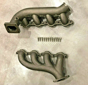 FOR CHEVY GM LS Turbo Exhaust Hotparts T4 Kit Vortec 4.8 5.3 6.0 LSX Manifolds