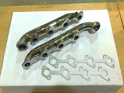 03-07 Ford Powerstroke F250 F350 6.0 Stainless Performance Headers Manifolds SS