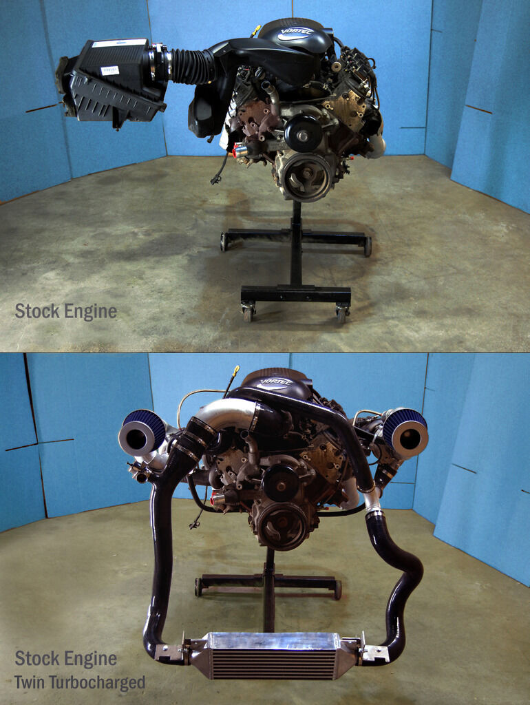 00-14 Cadillac Escalade 1000HP TWIN Turbo Kit Turbocharger V8 6.2L 6.0 ...