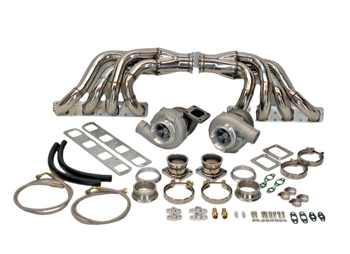 FOR Plymouth HEMI 7.0L 426 - 572 CUDA Twin Turbo Kit Big Block Package Superbird