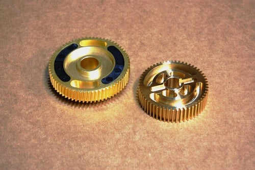 Single Corvette C4 84-87 CNC Machined Brass Headlight Gears Replacement Kit