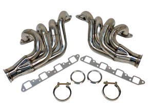 FOR Chevy Twin Turbo BBC 366 396 402 427 454 MANIFOLDS Headers SQUARE PORTS 3.5"